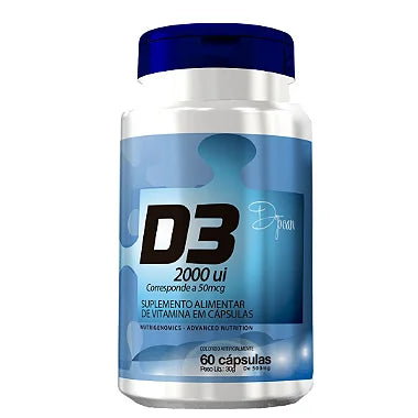 Vitamina D3 2000 UI  - 60 Cápsulas D'poan
