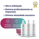 Kit Higienização Facial Quântica de Turmalina e Ervas da Floresta 300ml JIKI
