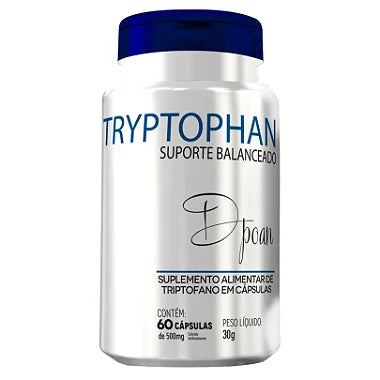 Tryptophan - L-Triptofano - D'poan - 60 Cápsulas - HGK8TR3XH